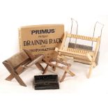 Primus & Other Vintage Plate Drying Racks.