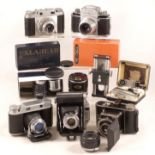 A Good Group of Collectors Cameras, inc Uncommon Deckel Korell, Vito III etc