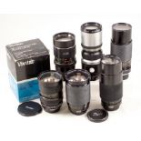 A Group of Nikon Fit Zoom Lenses