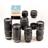 End Lot of Lenses, Various Fittings