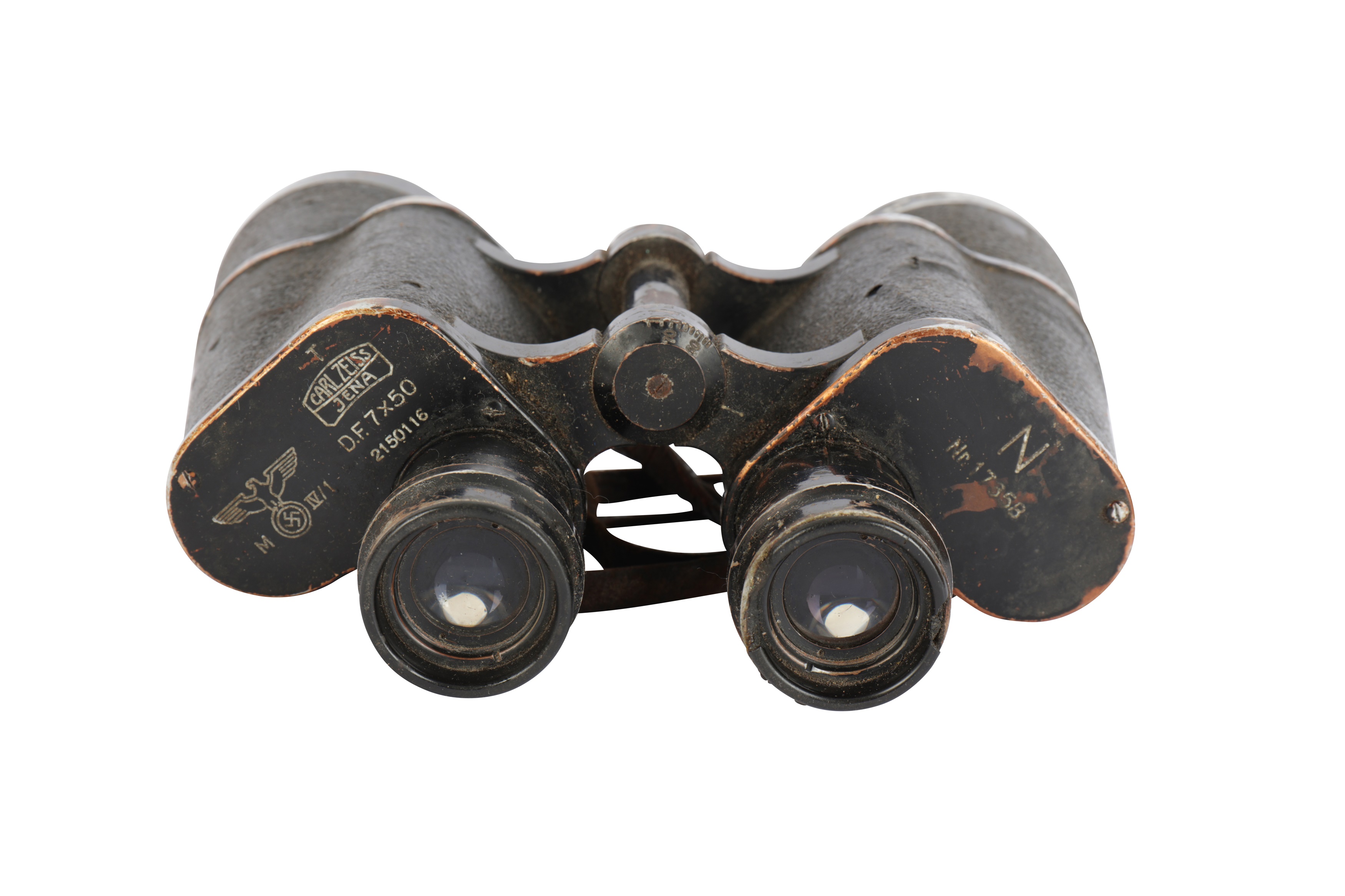 A Pair of Carl Zeiss Jena 7x50 North Sea Kriegsmarine Binoculars