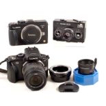 Panasonic Lumix G & GX1 Compact Digital Cameras etc