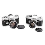 A Pair of Canon SLR Cameras