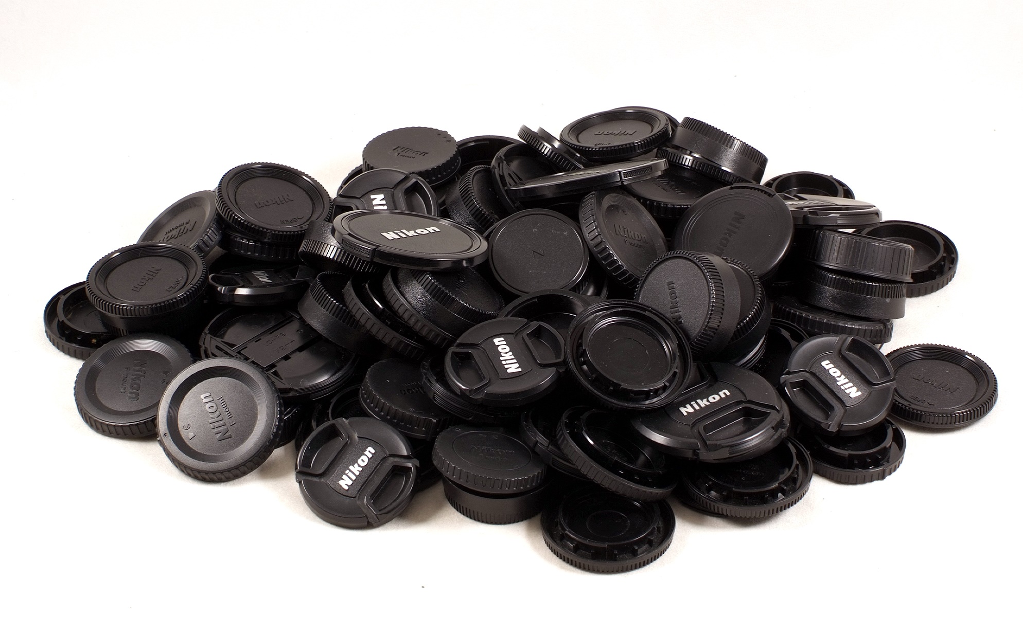 Around 80 Nikon Camera Body Caps & Lens Caps - Image 2 of 2