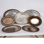 Lot Withdrawn - Five oval Sheffield plate meat dishes, circa 1810,
