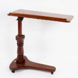 A William IV mahogany bed table, circa 1835,