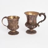 A William IV silver mug, J & J Angell, London 1831, bell shaped,