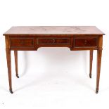 A Louis XVI mahogany dressing table, circa 1790,