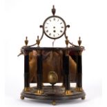 A Viennese mantel timepiece, early 19th Century,