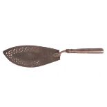 A George III silver fish slice, Henry Chawner, London 1791,