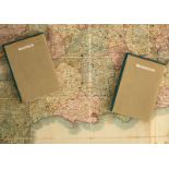 Cary's Six Sheet Map of England and Wales, 1826. Slipcase.