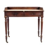 A George III dressing table, in the manner of Gillows,
