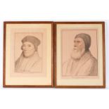 Francesco Bartolozzi after Hans Holbein/Portrait of Thomas Cromwell/Portrait of John Russell/head