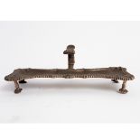 A George III silver snuffers tray, Hannam & Crouch, London 1765, shaped oblong,