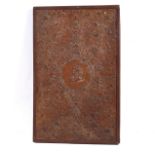 A Victorian embossed leather folio cover, circa 1840 in the 16th Century style,