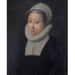 17th Century Dutch School/Portrait of a Lady/bust length,