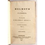 [Maturin, Charles Robert] Melmoth the Wanderer, Second Edition, 4 vols., Edinburgh 1821. 12mo.