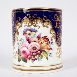 A Grainger's Worcester porcelain mug, circa 1820,
