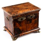 A Regency faux tortoiseshell box,