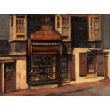John Vicat Cole (British 1903-1975)/The Pre-Regency Bun Shop, Brighton/signed/oil on board,