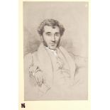 James Duffield Harding (British 1797-1863)/Portrait of a Gentleman/signed and dated 1832/pencil on