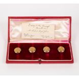 Four Tivyside livery buttons in original box CONDITION REPORT: Basically good,