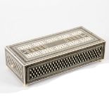 An Anglo-Indian sadeli work gaming box,