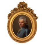 18th Century French School/Portrait of a Gentleman/bust length,