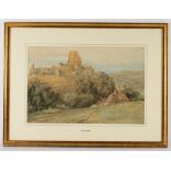 George H Pemsel/Corfe Castle/signed lower left/watercolour,