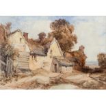 William Callow RWS (British 1812-1908)/Old Farmhouse, Malvern/watercolour, 24.25cm x 34.