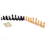 A set of The Staunton type chess men, the King 7.