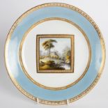 A Spode plate made for the Prince of Wales, circa 1806-10,