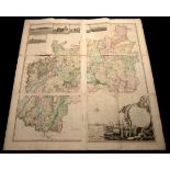 Isaac Taylor/Map of the County of Gloucestershire/with engravings of Berkeley, St Briavels,