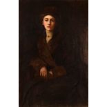 Jean Ballantyne (Late 19th/Early 20th Century)/Portrait of a Lady/seated,