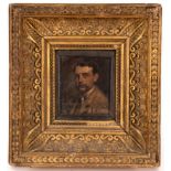 19th Century Continental School/Portrait of a Gentleman/oil on panel, 8.