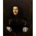 Early 19th Century English School/Portrait of a Lady/half-length wearing a black veil and dress/oil