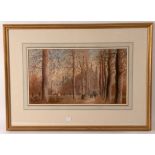 Frederick E J Goff (British 1855-1931)/Winchester Cathedral/signed and inscribed left Winchester