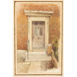 Walter Delaplaine Scull (British 1863-1915)/Door of Acacia House,