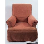 An upholstered Howard style chair