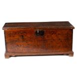 An early 17th Century Adige cypress wood chest,