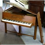 A 5½ octave Claviano piano, serial number 55,