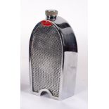 A Ruddspeed Bugatti radiator decanter with red enamel radiator badge and silvered grille (no box),