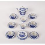 A Ridgways Humphrey's Clock pattern doll's tea service of twenty-two pieces CONDITION