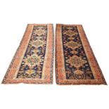 A pair of North West Persian runners, circa 1930,