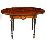 A 19th Century French kingwood and gilt metal mounted table,