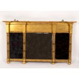 A Regency overmantel mirror,