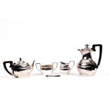 An EPNS four-piece tea and coffee service,