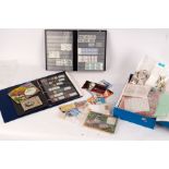 Approximately 1,400 British and Commonwealth stamps and another album, etc.