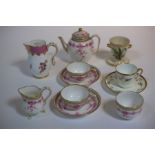 A Royal Worcester part tea service,