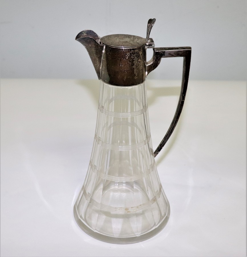 A silver mounted claret jug, William Hutton & Sons. Ltd.